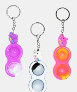 Unicorn Push Pop Keychain Fidget