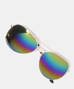 Rainbow Reflective Sunglasses