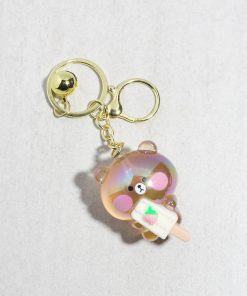 Iridescent Popsicle Bear Bag Charm