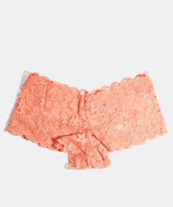 Coral Lace Cheeky