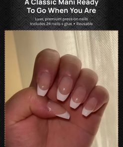 Alternative view of AOA Pro Press-On Nails: French Short
