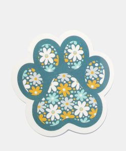 Official Key Items Sticker - Floral Paw
