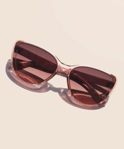 Semi-Transparent Cat-Eye Glasses