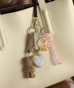 Alternative view of Blossom Pearl Heart Bag Charm