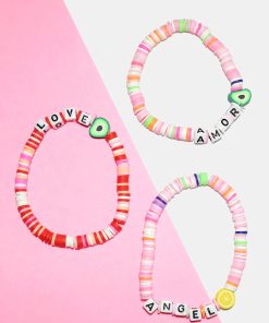 Logo Beaded Bracelet