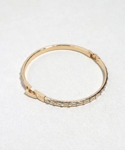 Alternative view of Luna Spark Rhinestone Bangle