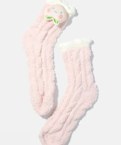 Miss A Icon Fuzzy Socks