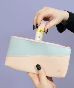 Alternative view of a2o Lab Makeup Pouch - Pink/Blue