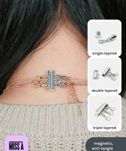 Miss A Necklace Clasp - Silver