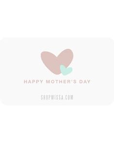 Mom's Day Gift Card