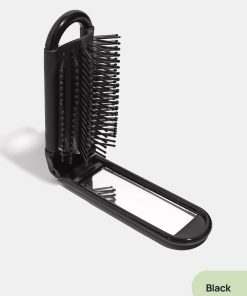 Alternative view of AOA Foldable Travel Hairbrush + Mirror