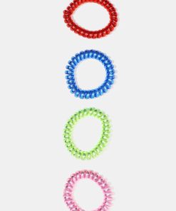 4-Piece Colorful Spiral Ties
