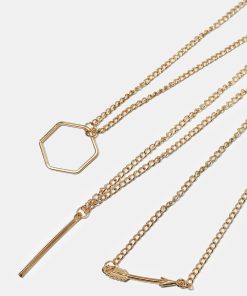 Multi-Charm Gold Necklace
