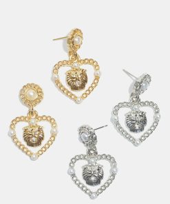 Lion Heart Earrings