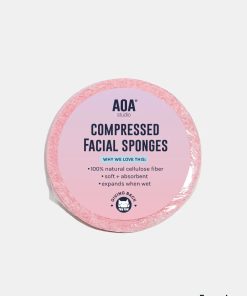 Alternative view of AOA Compressed Facial Sponges