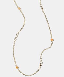 Two-Toned Bead Belly Chain