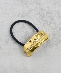 Alternative view of Modern Gold Metal Hair Tie