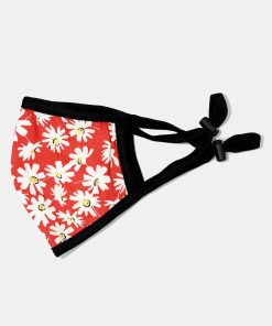 Alternative view of Flower Print Kid's Face Mask