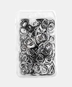 Alternative view of 500-Piece Black/White Hair Elastics