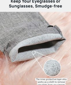 Alternative view of Miss A Linen Eyewear Pouch