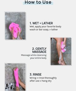 Alternative view of AOA Exfoliating Bath Cloth