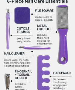 Alternative view of AOA Studio Pedicure Tool Set with Metal Foot File