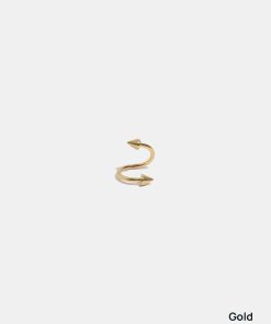 Alternative view of Miss A Body Jewelry - Spiked Spiral Hoop Earring