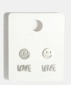 Love and Smile Stud Earrings