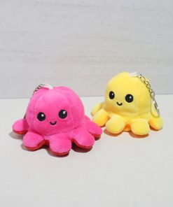 Mood Flip Octopus Plush Bag Charm