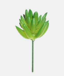 Alternative view of Official Key Items Artificial Succulents - Green Snow Lotus A