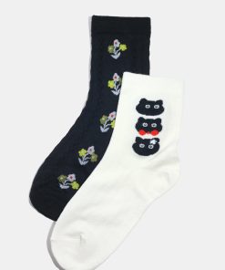 Miss A Crew Length Premium Socks